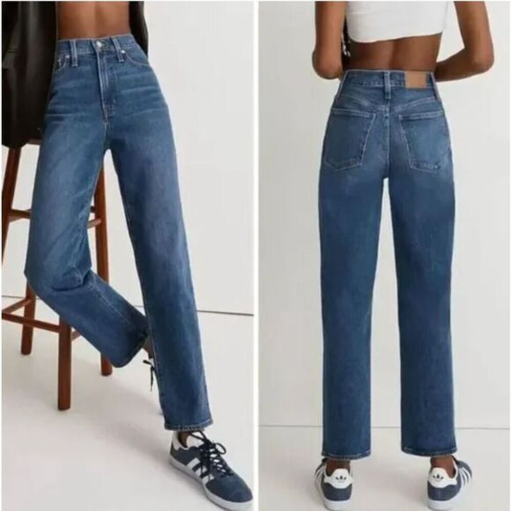 NEW Madewell Perfect Vintage Straight Jean in Mayfield Wash, NG251, 26